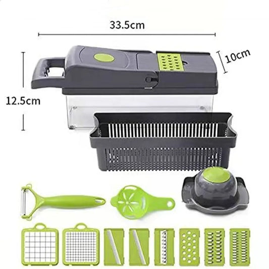 16-in-1 Vegetable Chopper & Cutter Set – Professional Kitchen Cutter