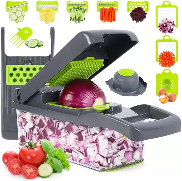 16-in-1 Vegetable Chopper & Cutter Set – Professional Kitchen Cutter